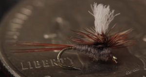 Parachute Adams Size 22 with a Twist